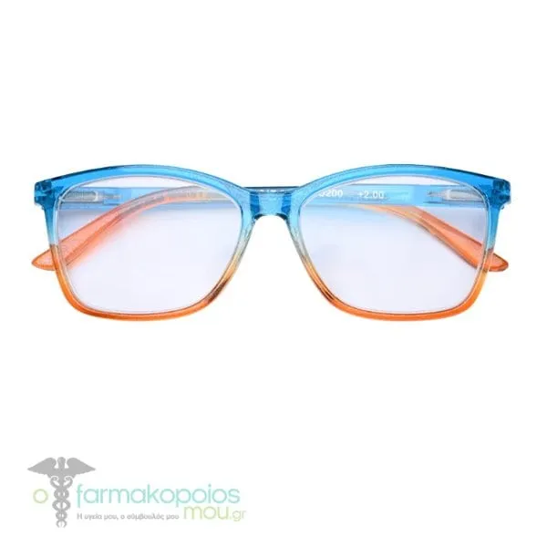 Zippo Eyewear Reading Glasses Blue/Orange (31Z-PR84-BLU), 1pc