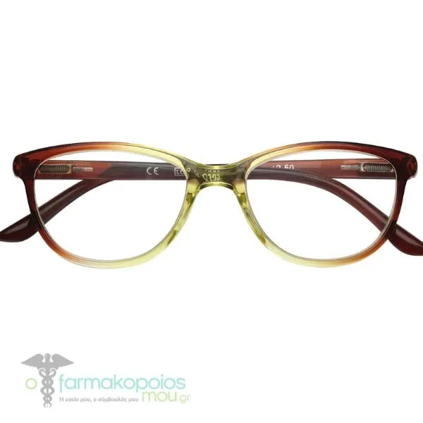 Zippo Eyewear Reading Glasses Brown-Yellow (31Z-PR98), 1pc