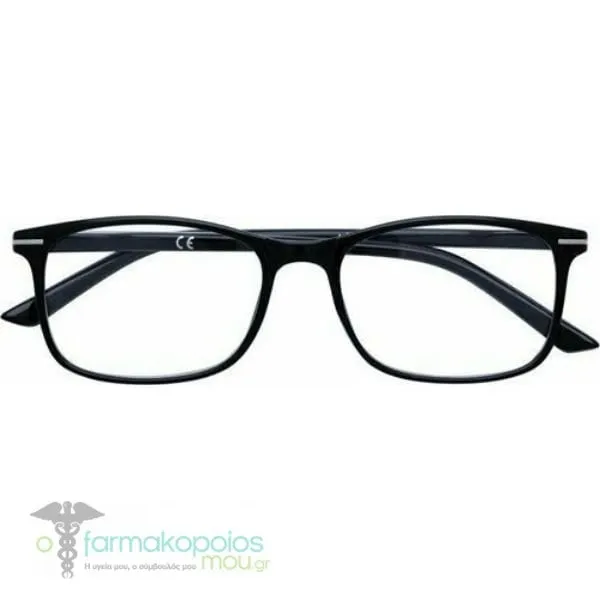 Zippo Eyewear Reading Glasses Black (31Z-B24-BLK), 1pc