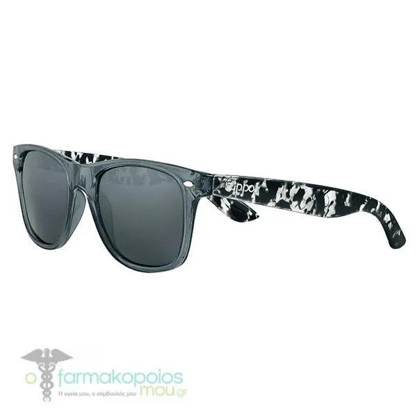 Zippo Eyewear Polarized Angular Sunglasses Leopard Grey (OB21-21), 1pc