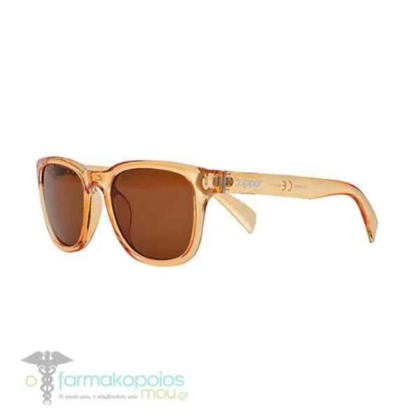 Zippo Eyewear Sunglasses Γυαλιά Ηλίου OB107-14 Πορτοκαλί με Καφέ Φακό, 1τεμ