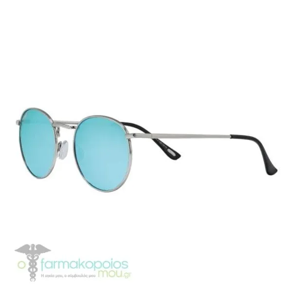 Zippo Eyewear Sunglasses Silver Light Blue Mirror (OB130-10), 1pc