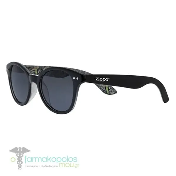 Zippo Eyewear Sunglasses Γυαλιά Ηλίου OB144-08 Mαύρο - Πολύχρωμο, 1τεμ