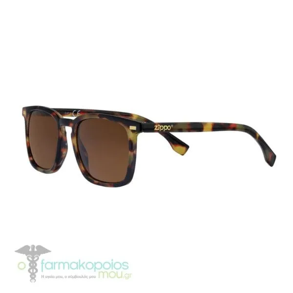 Zippo Eyewear Sunglasses Γυαλιά Ηλίου OB145-02 Καφέ Λεοπάρ, 1τεμ