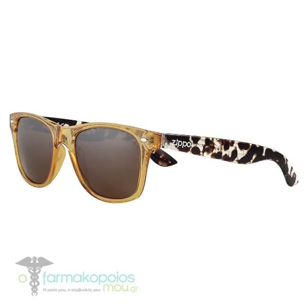 Zippo Eyewear Sunglasses Γυαλιά Ηλίου OB21-19 Καφέ Ανοιχτό - Λεοπάρ, 1τεμ