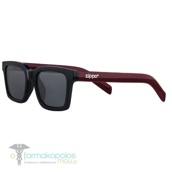 Zippo Eyewear Sunglasses Black Burgundy OB210-4, 1pc