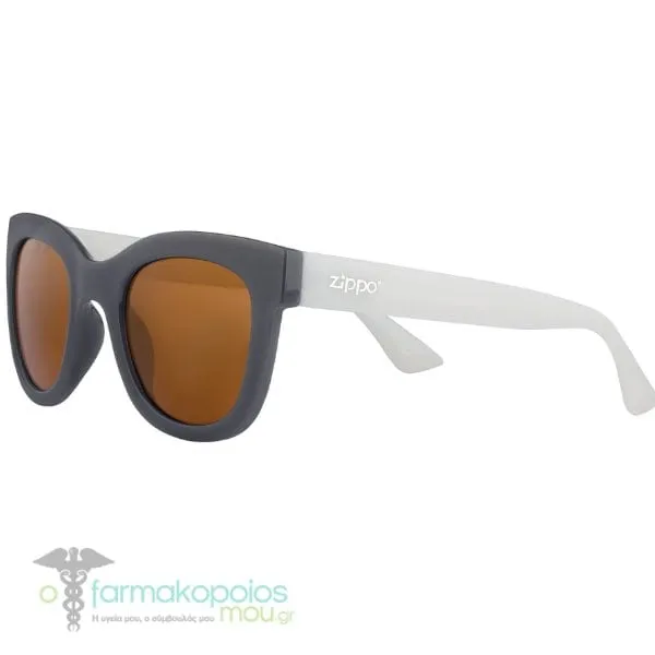 Zippo Eyewear Sunglasses White Black OB214-3, 1pc
