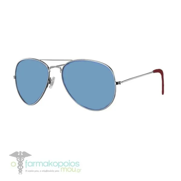 Zippo Eyewear Sunglasses Γυαλιά Ηλίου OB36-21 Aσημί με Μπλε Καθρέφτη, 1τεμ