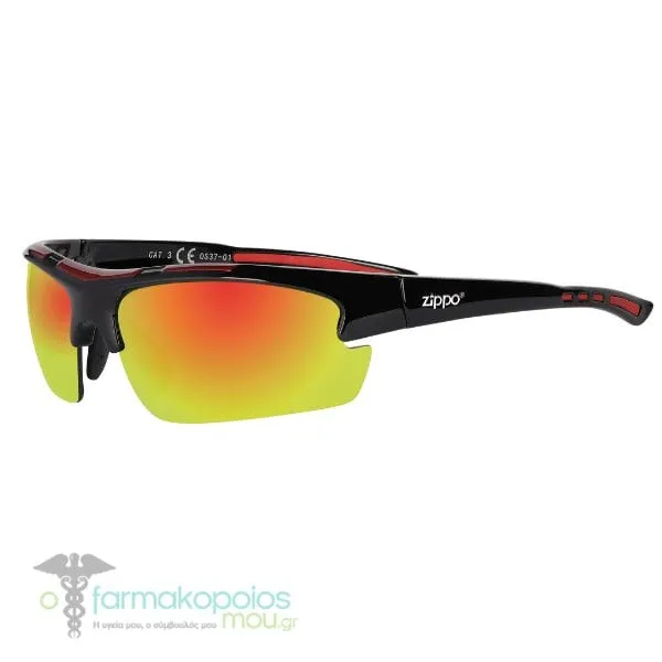 Zippo Eyewear Sunglasses Sport Line OS37-01 Black, 1pc