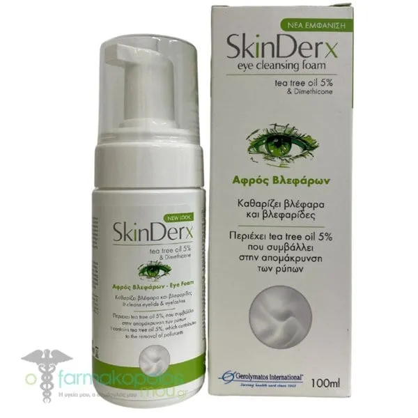 Zwitter Skinderx Αφρός Βλεφάρων, 100ml