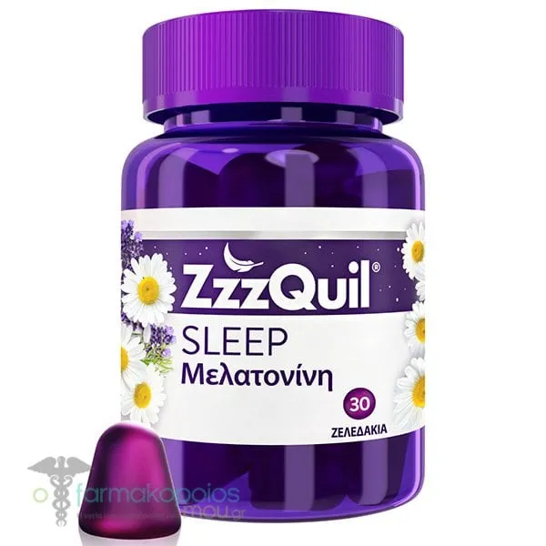 ZzzQuil Sleep Συμπλήρωμα Διατροφής με Μελατονίνη, 30gummies