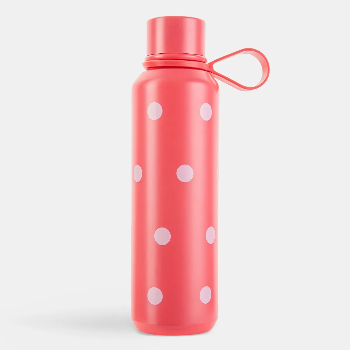 Παγούρι Θερμός 600ml Polka Dot White Sentio