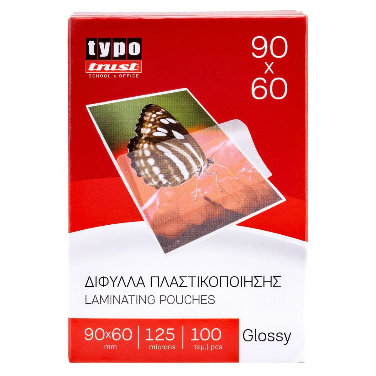 Τυποτράστ Κάρτες Πλαστικοποίησης 60x90 125 micron