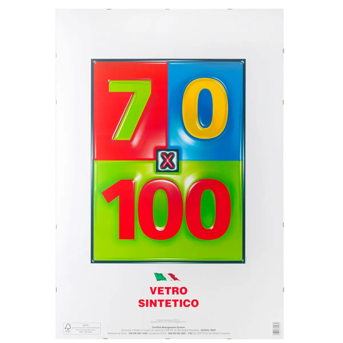 Κορνίζα με κλιπ 70x100 cm