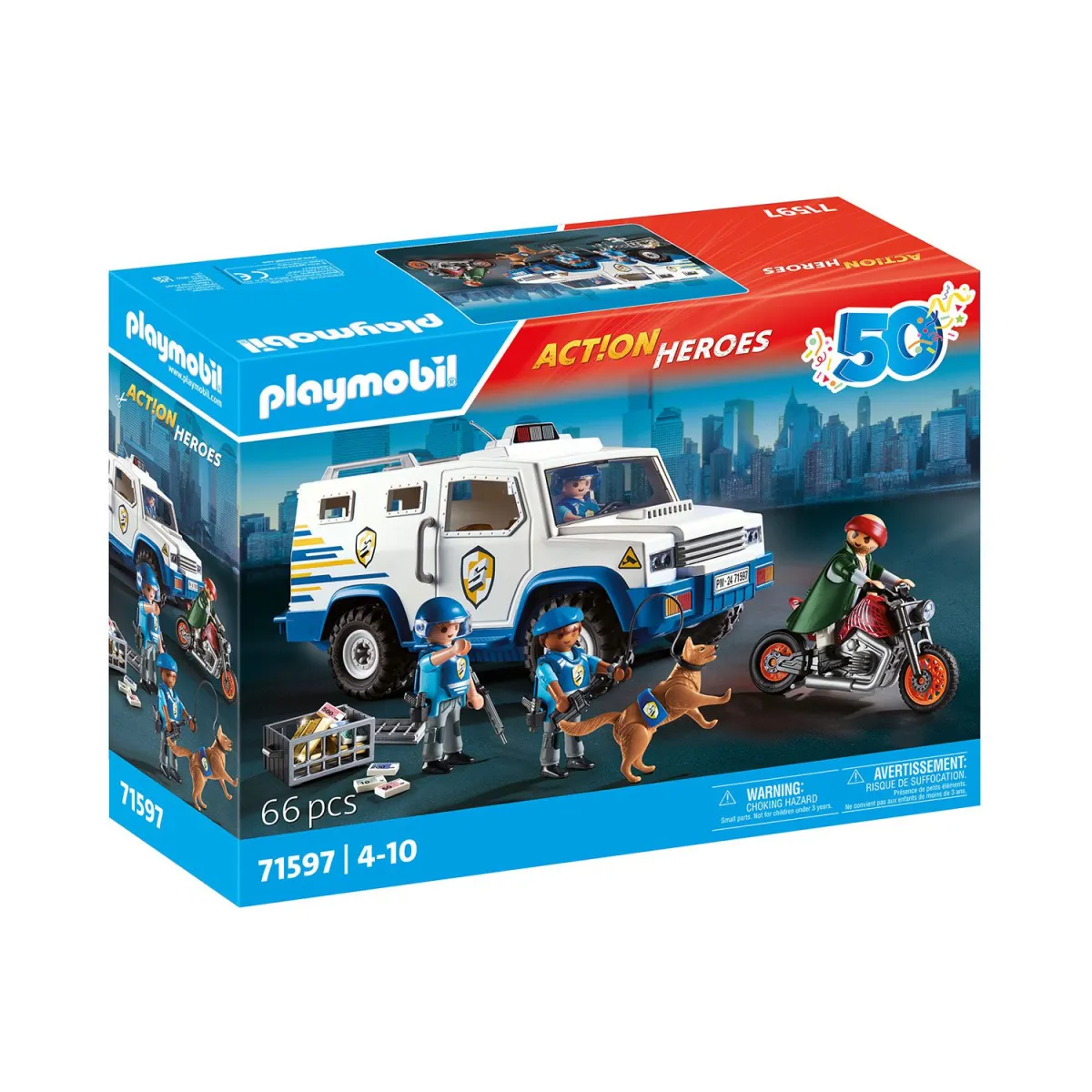 71597 Όχημα χρηματοαποστολής PLAYMOBIL