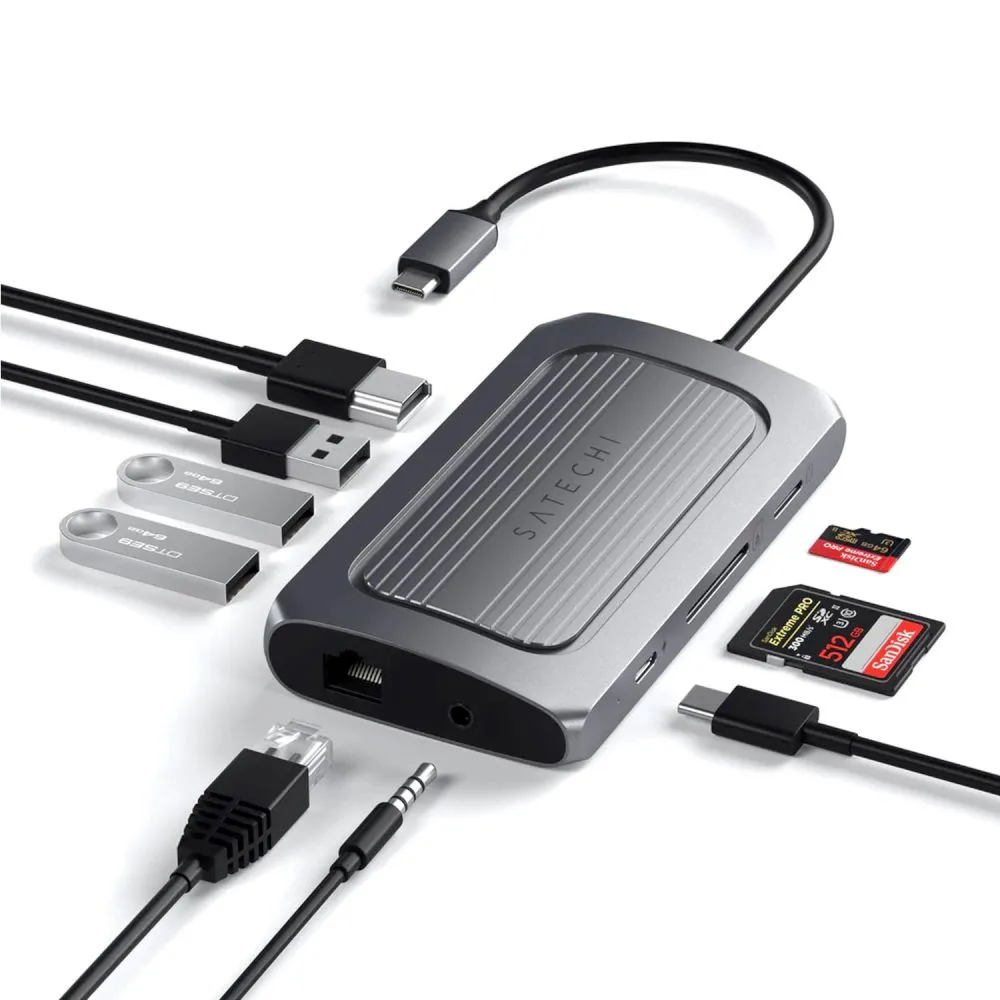 Adapter Satechi USB4 Multiport 8K HDMI Space Grey