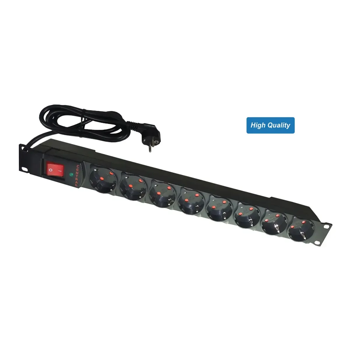 ADC Krone / Central ΠΟΛΥΠΡΙΖΟ ΑΣΦΑΛΕΙΑΣ 230V/16A 8 ΘΕΣΕΩΝ 1U