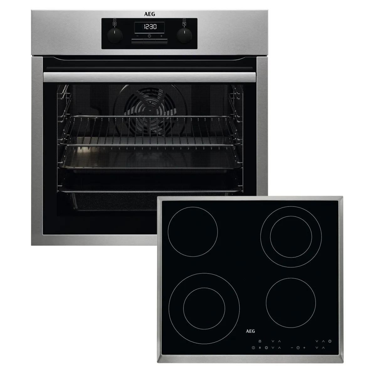 AEG BES33111ΧM + HK634021XB Σετ εντοιχισμού