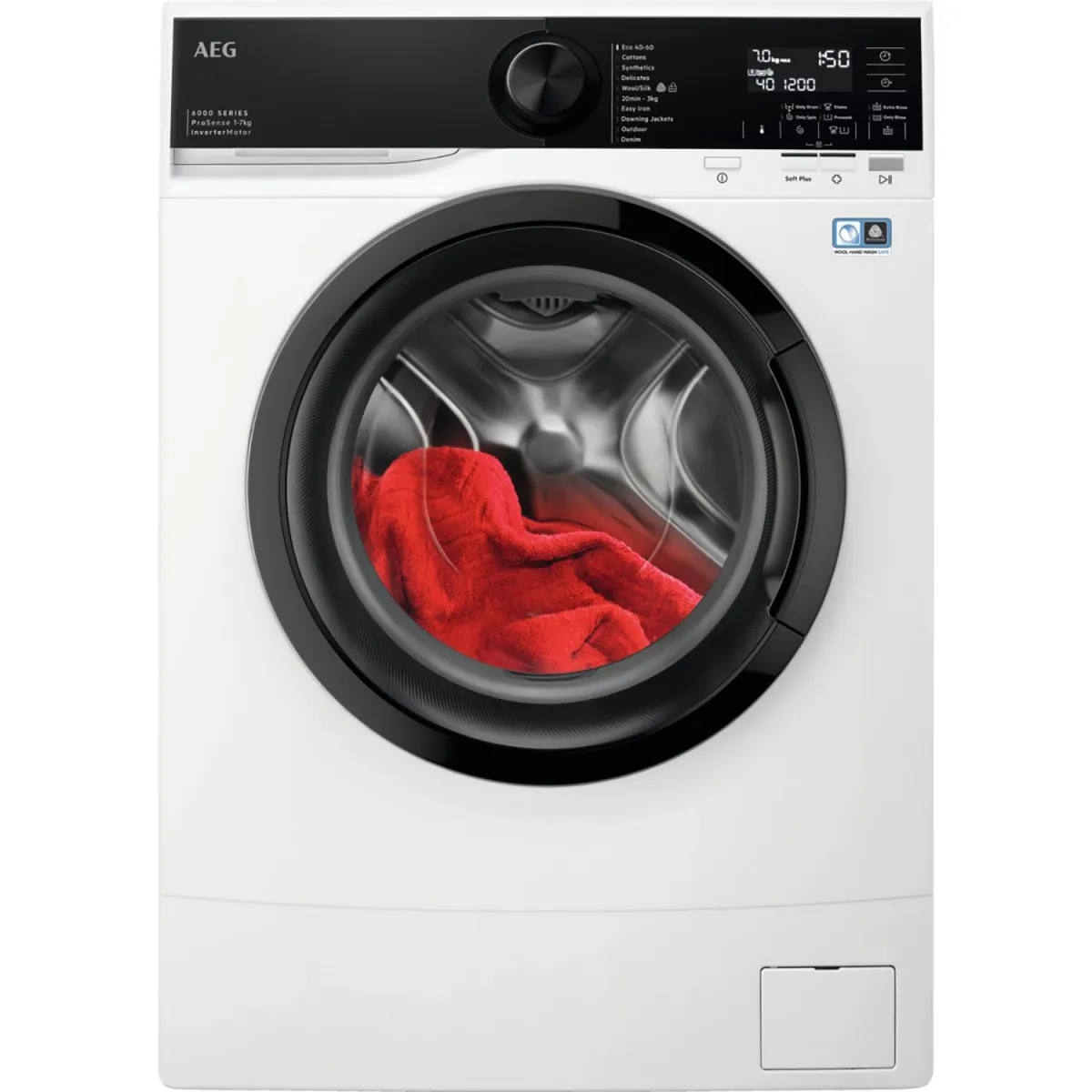 AEG LSR6E27DE Πλυντήριο Ρούχων 7,00 kg Slim
