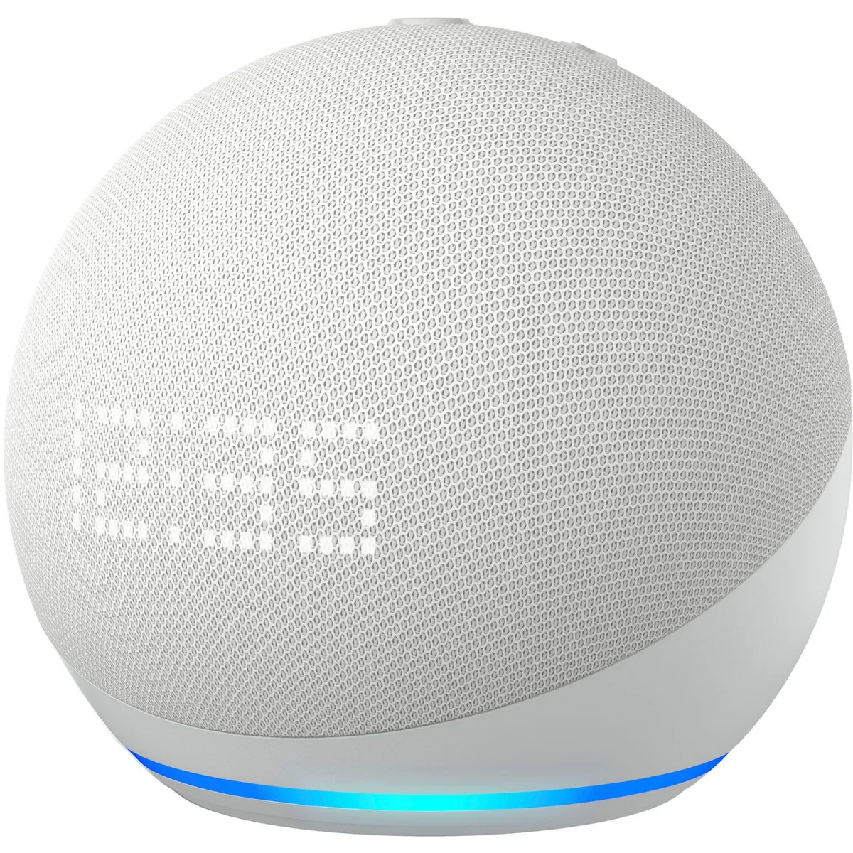 Amazon Echo Dot 5 Glacier White Clock