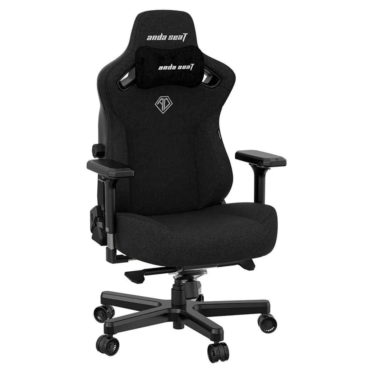 Anda Seat Καρέκλα Γραφείου XL Black Fabric Gaming Kaiser III