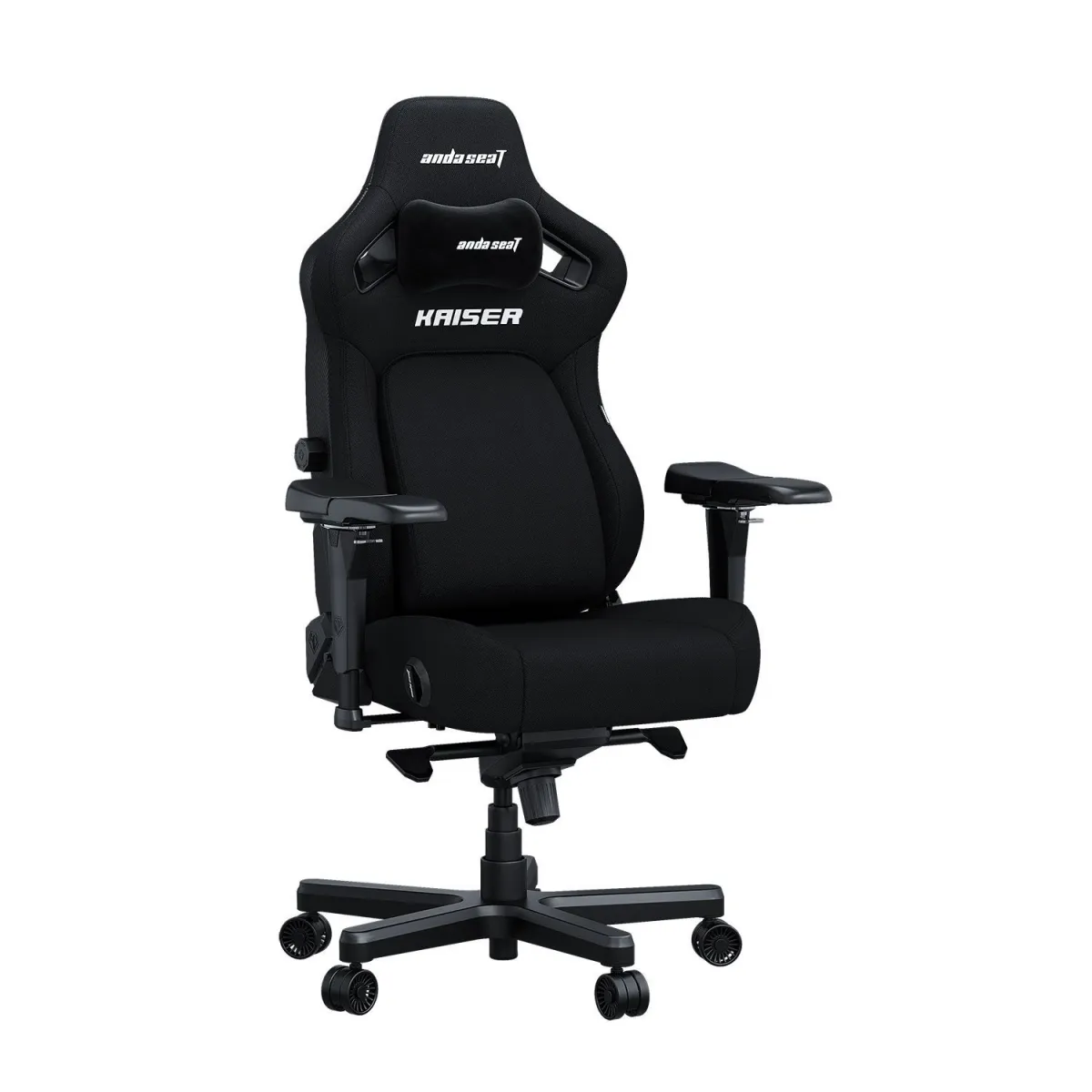 Anda Seat Καρέκλα Γραφείου XL Black Fabric Gaming Kaiser IV