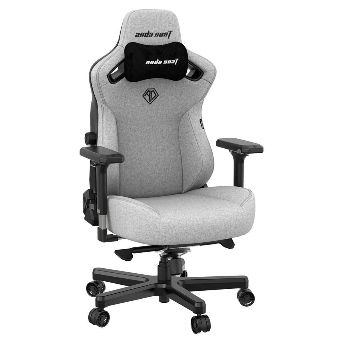 Anda Seat Καρέκλα Γραφείου XL Grey Fabric Gaming Kaiser III