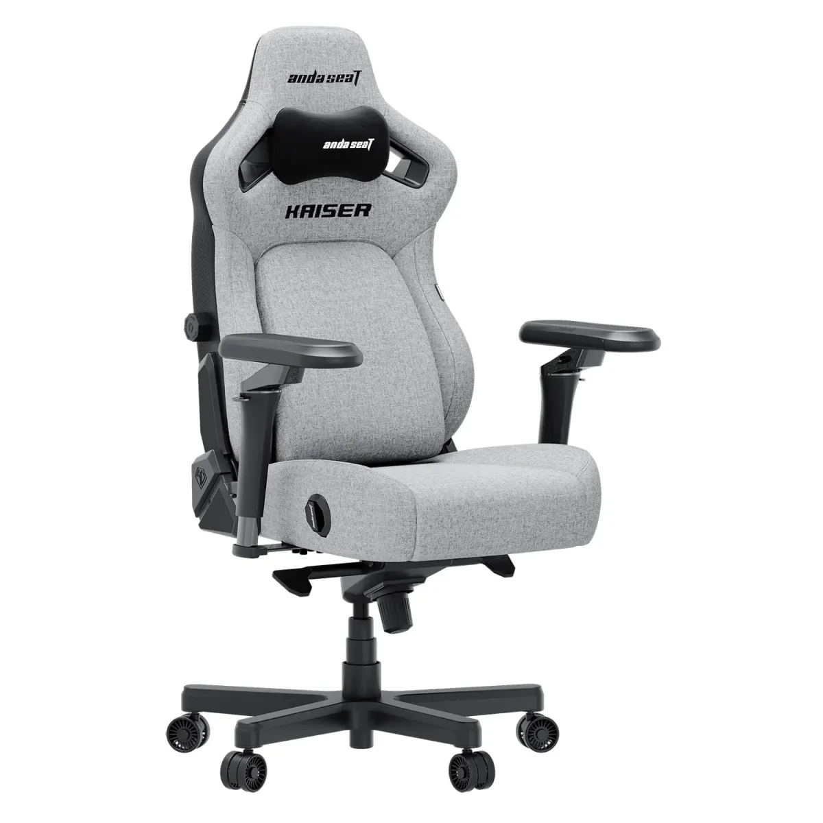 Anda Seat Καρέκλα Γραφείου XL Grey Fabric Gaming Kaiser IV V2