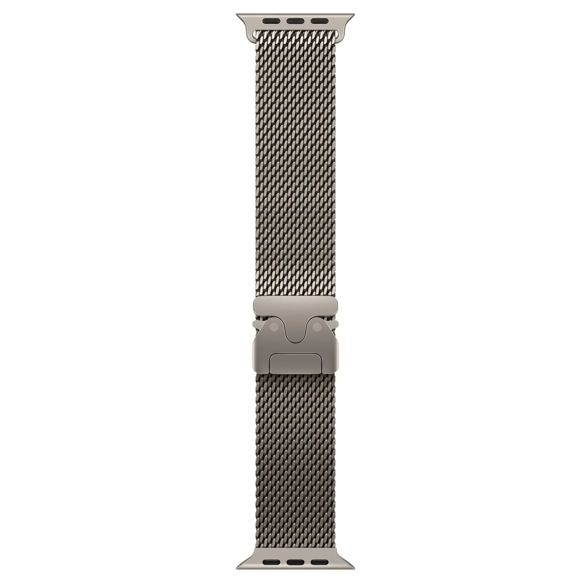 Apple 49mm Natural Titanium Milanese Loop - L
