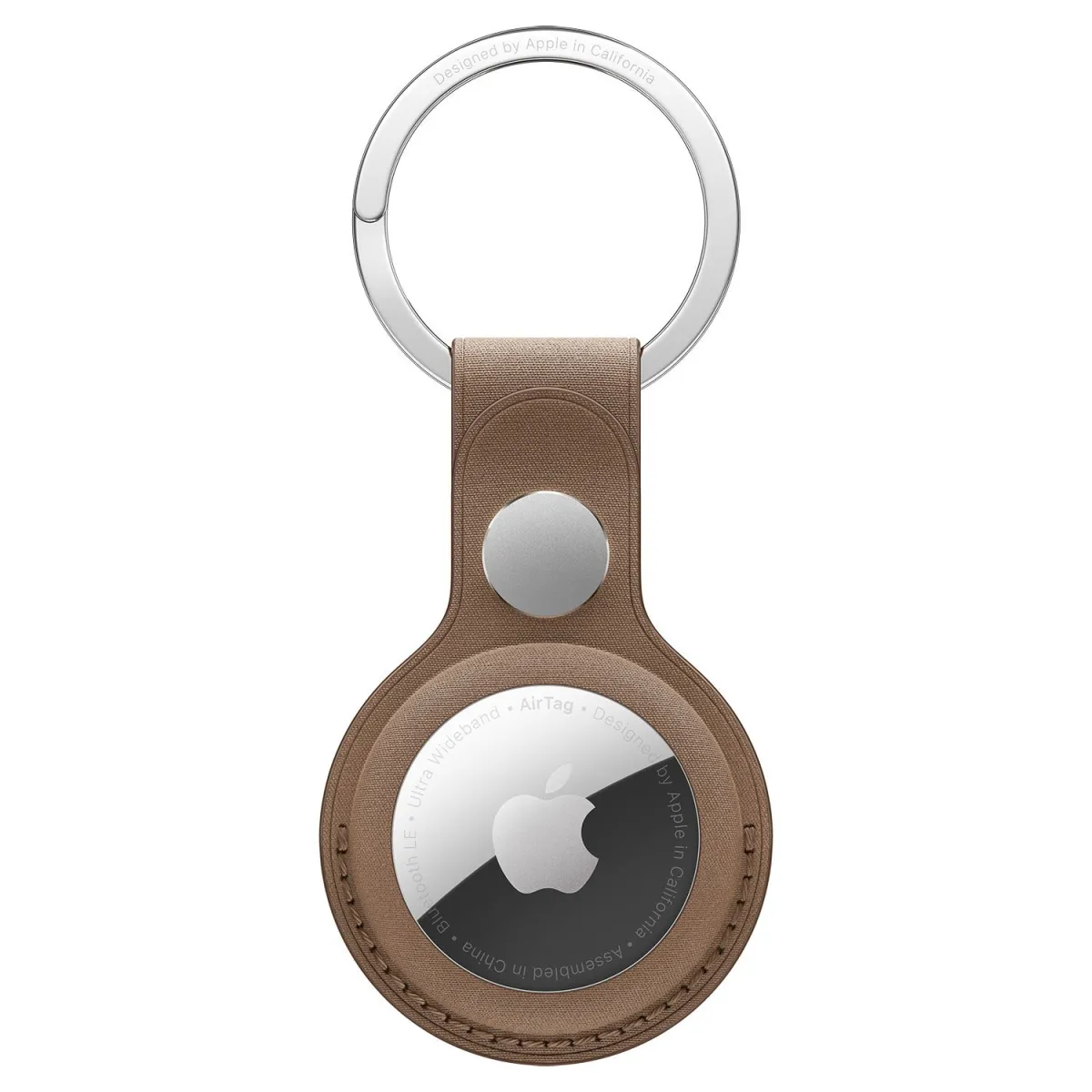 Apple AirTag FineWoven Key Ring - Taupe