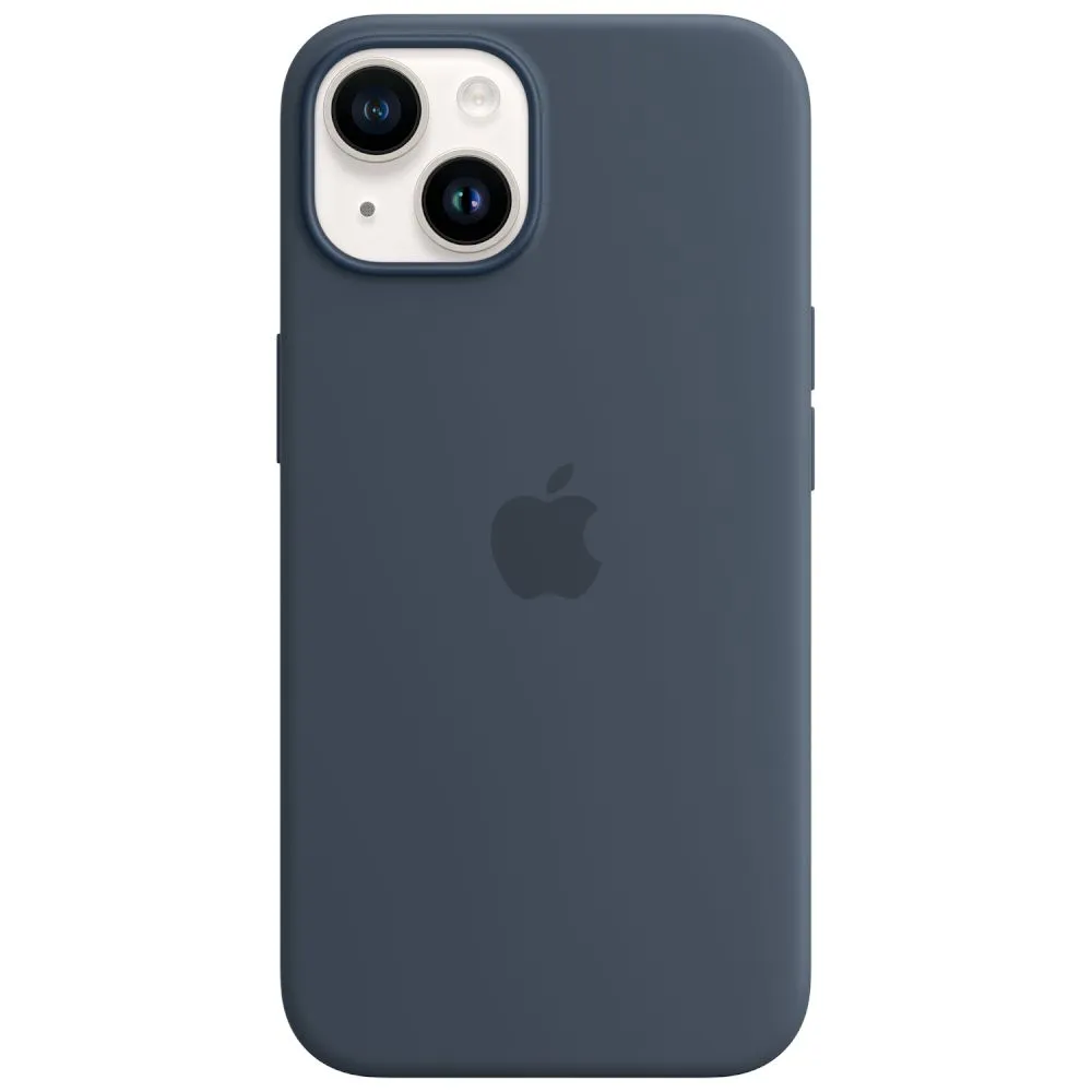 Apple Θήκη Back Cover για Apple iPhone 14 Σιλικόνης, Storm Blue