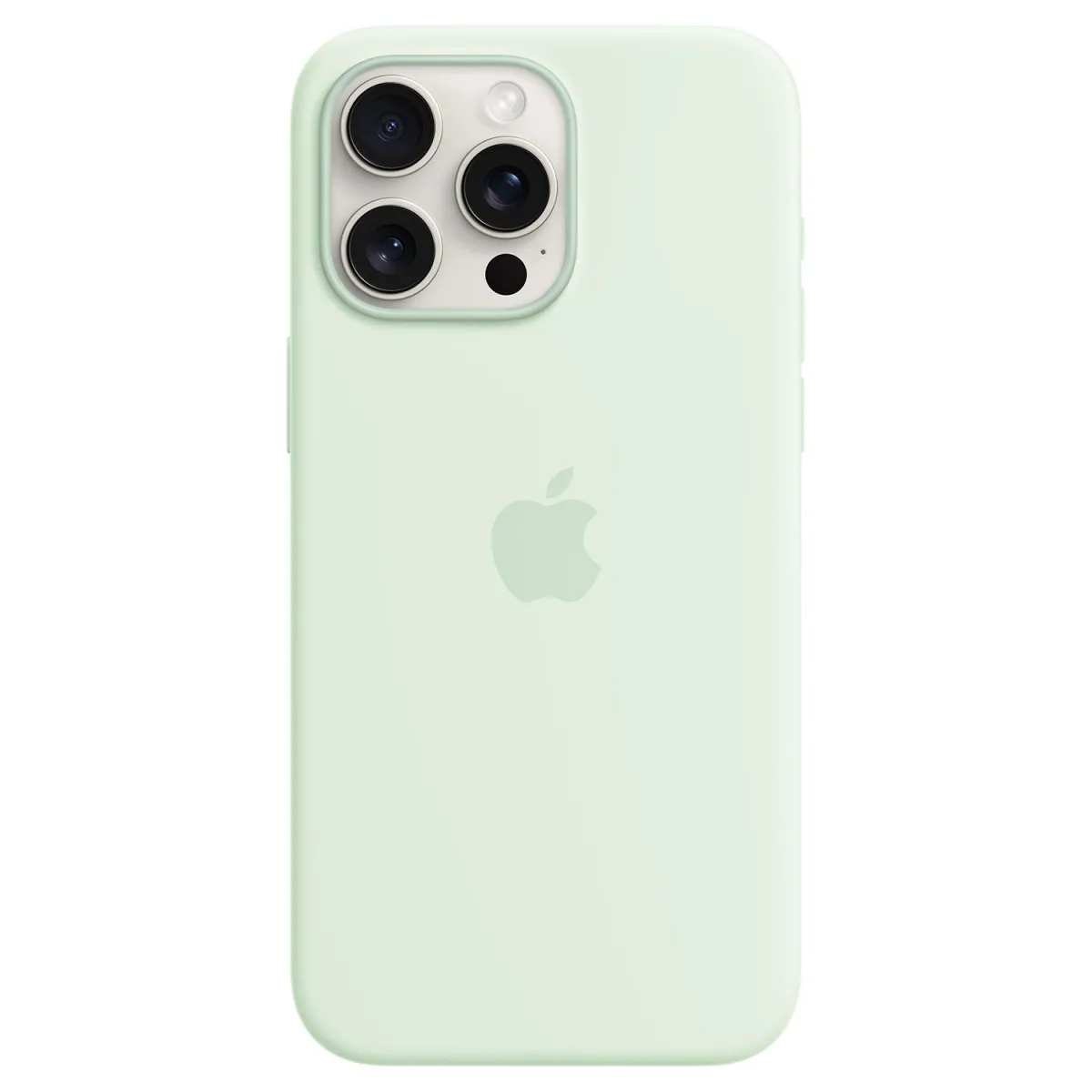 Apple iPhone 15 Pro Max Silicone Soft Mint
