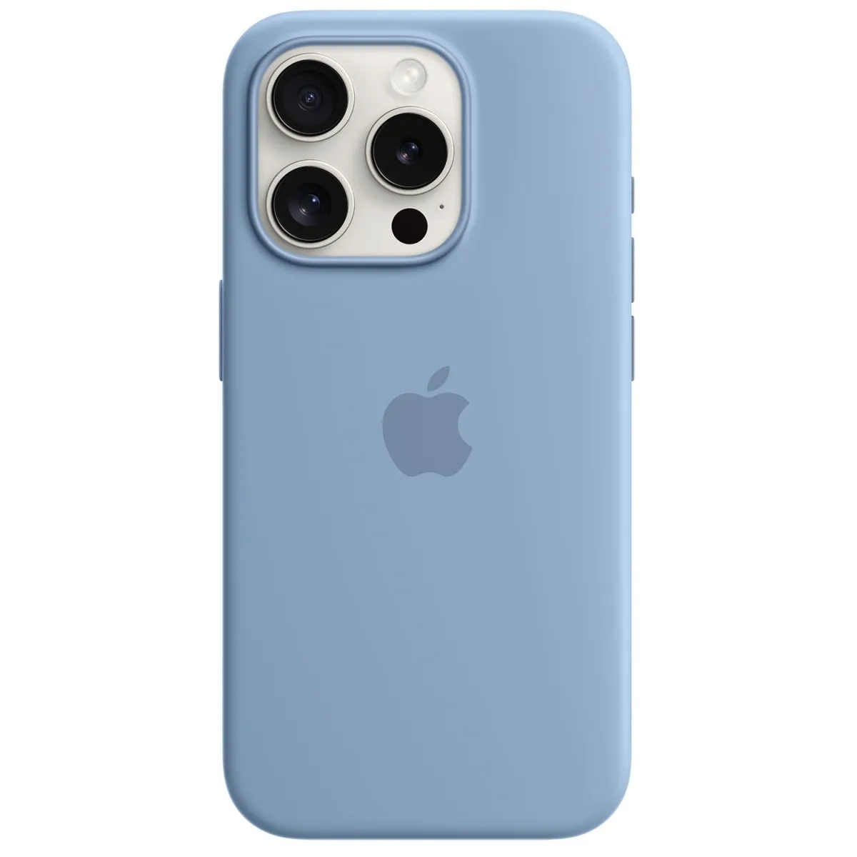 Apple iPhone 15 Pro Silicone Case Winter Blue