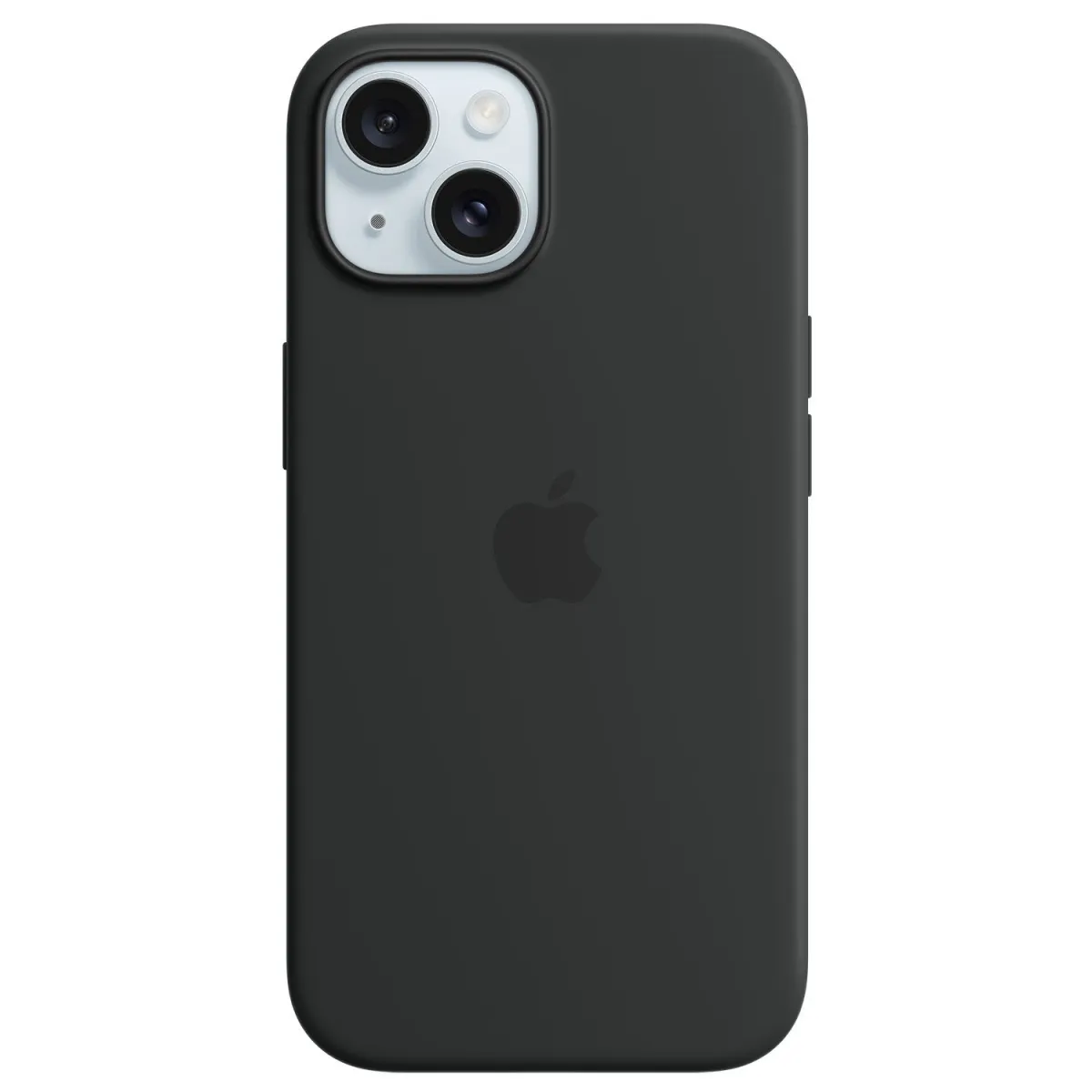 Apple iPhone 15 Silicone Case Black