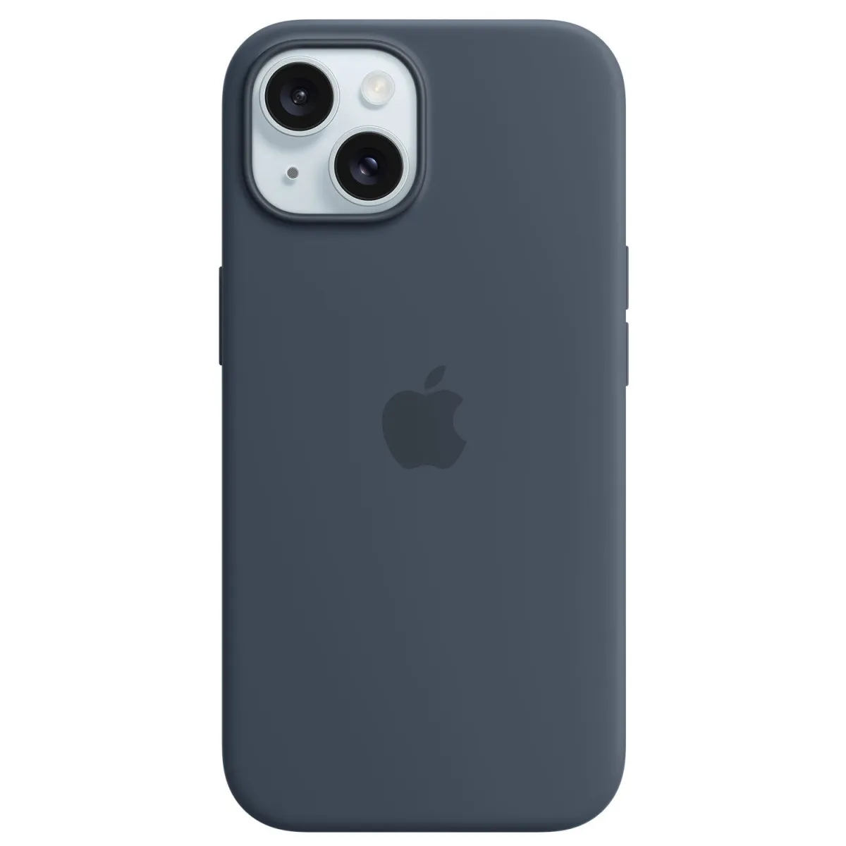 Apple iPhone 15 Silicone Case Storm Blue