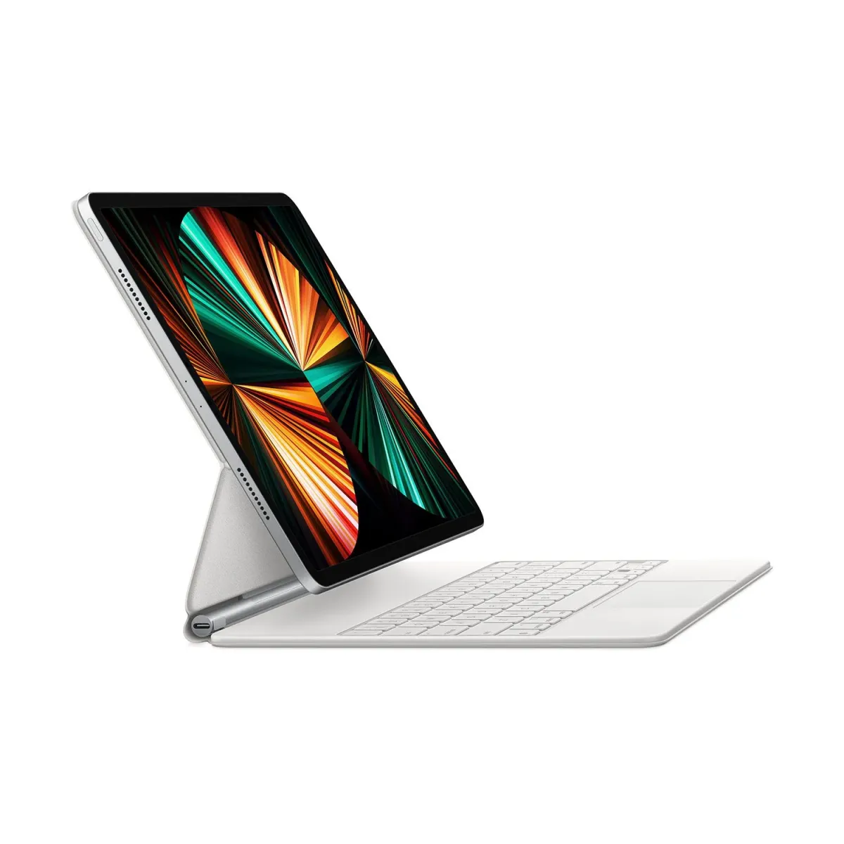 Apple Θήκη Magic Keyboard για tablet iPad Pro 4th/5th/6th Gen 12.9" Λευκή Ελληνικό