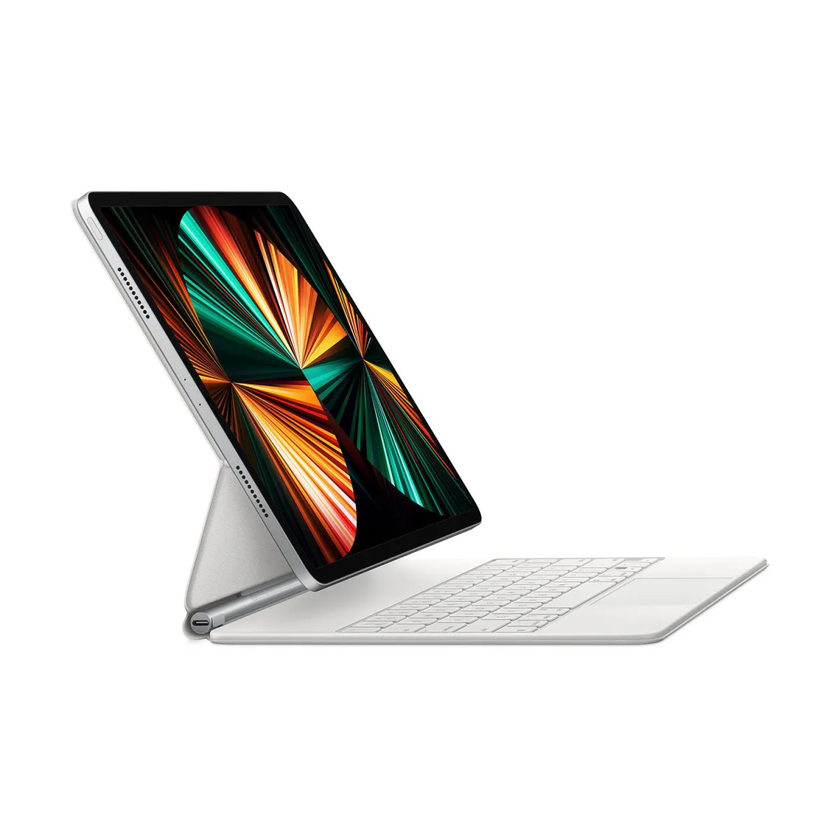 Apple Θήκη Magic Keyboard για tablet iPad Pro 4th/5th/6th Gen 12.9" Λευκή Ελληνικό