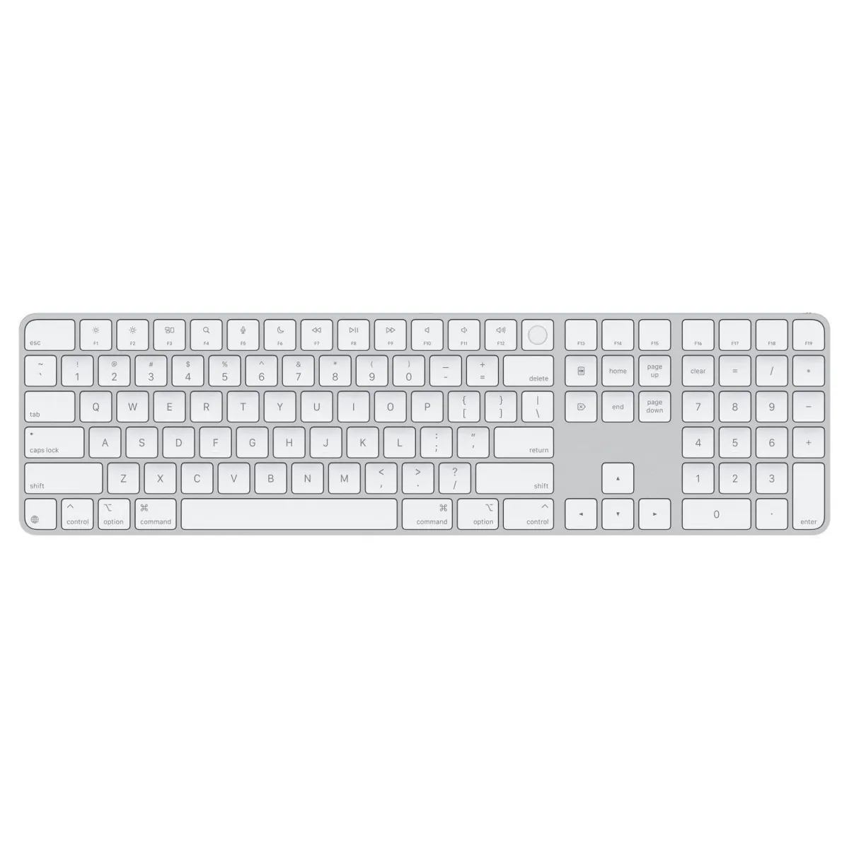 Apple Magic Keyboard with Touch ID and Numeric Keypad International White