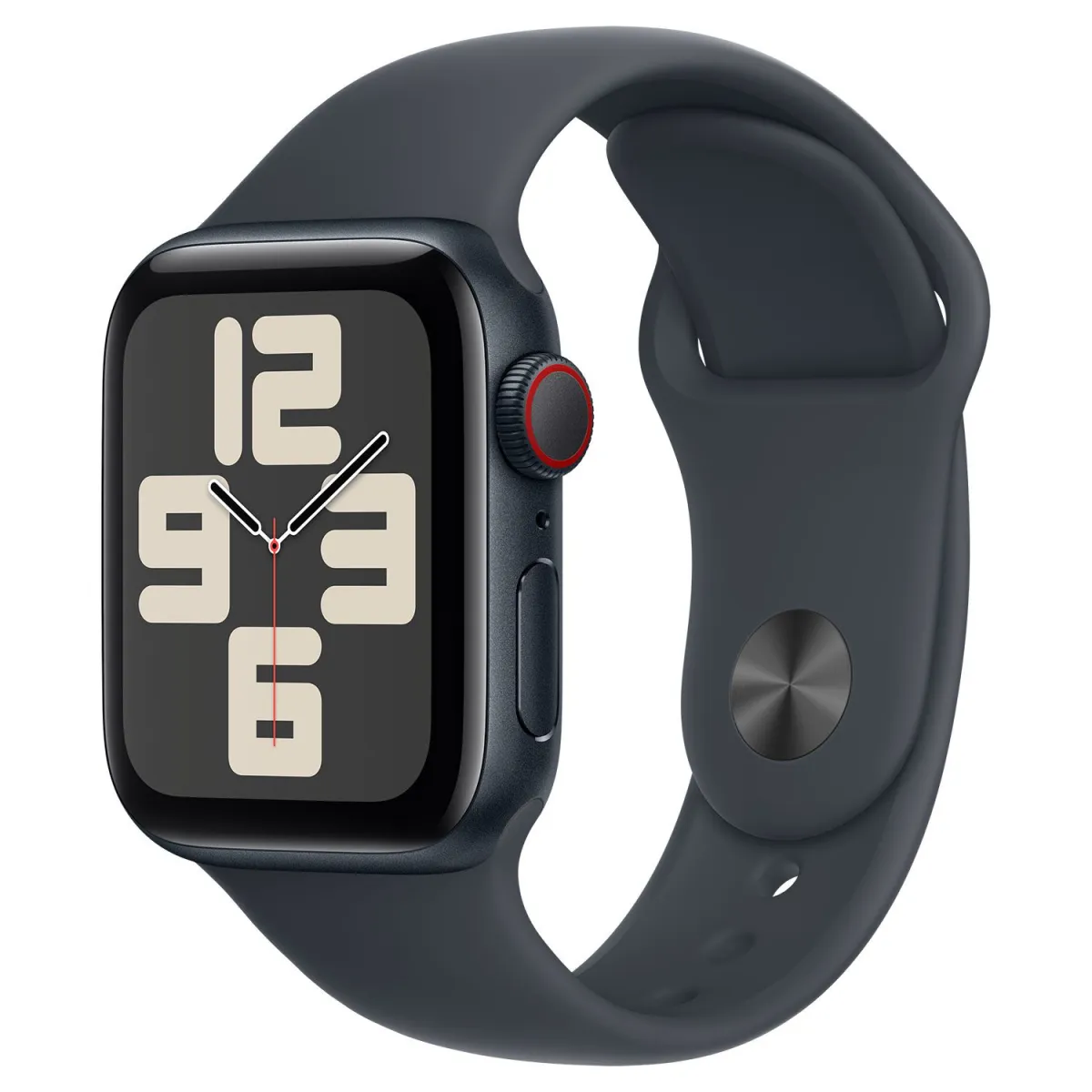 Apple Watch SE 2nd Cell 40mm Midnight Aluminium με Midnight Sport Band S/M