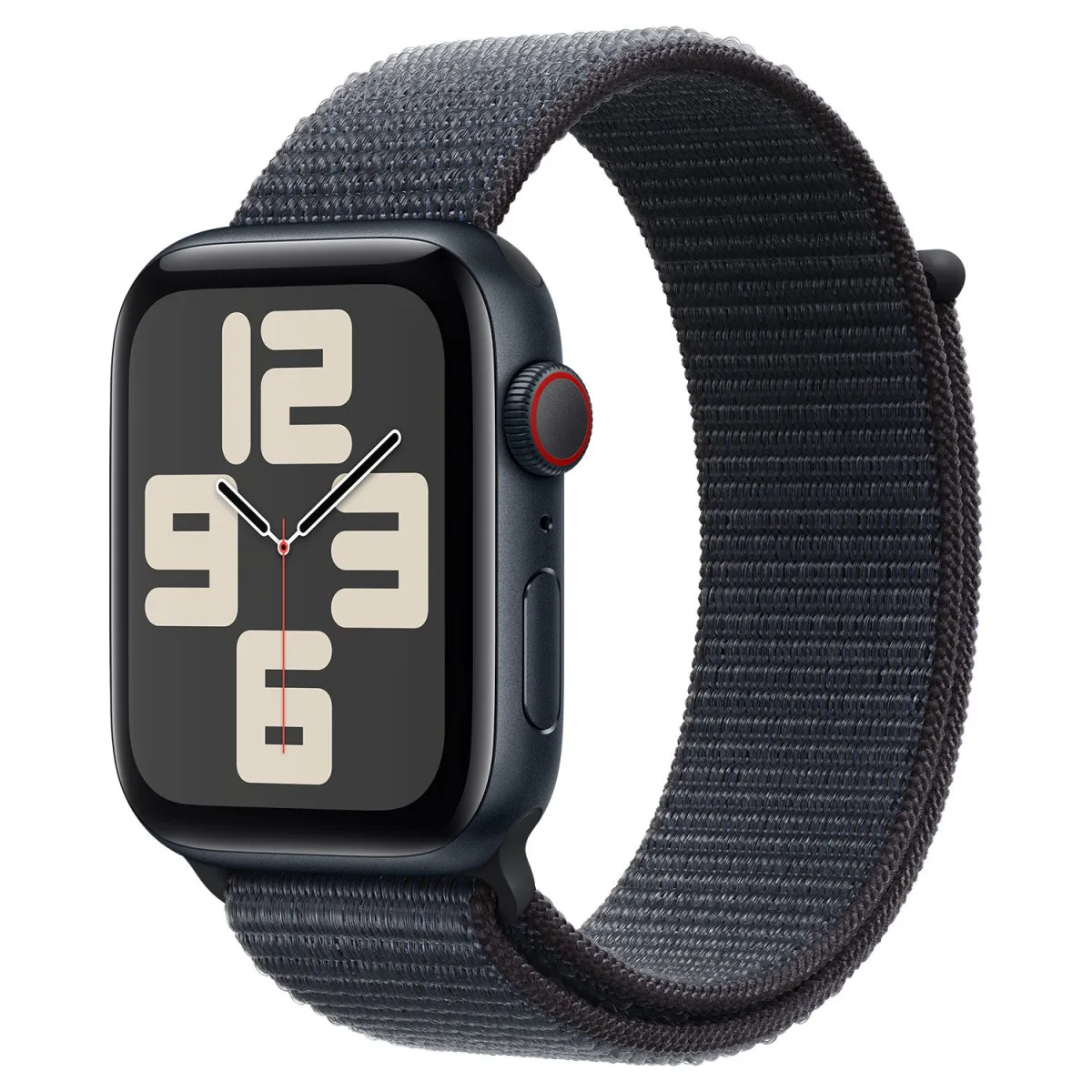 Apple Watch SE 2nd Cell 44mm Midnight Aluminium με Ink Sport Loop