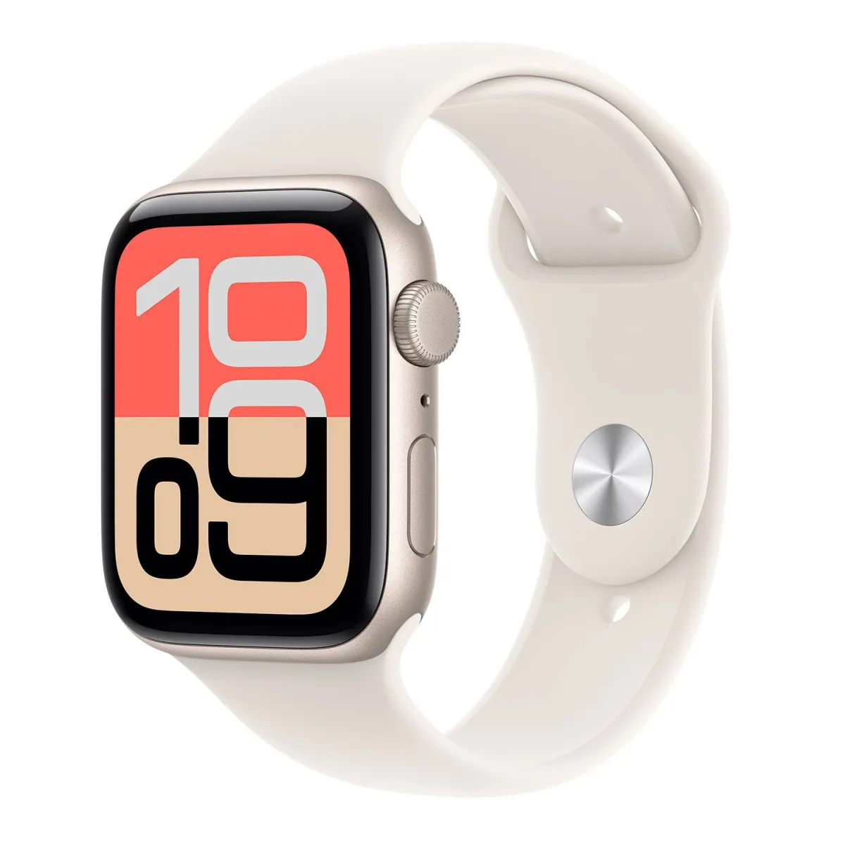 Apple Watch SE 3 40mm Starlight Case with Starlight Sport Band M/L