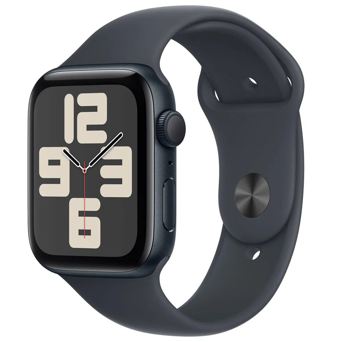 Apple Watch SE 44mm Midnight Aluminium Case with Midnight Sport Band S/M