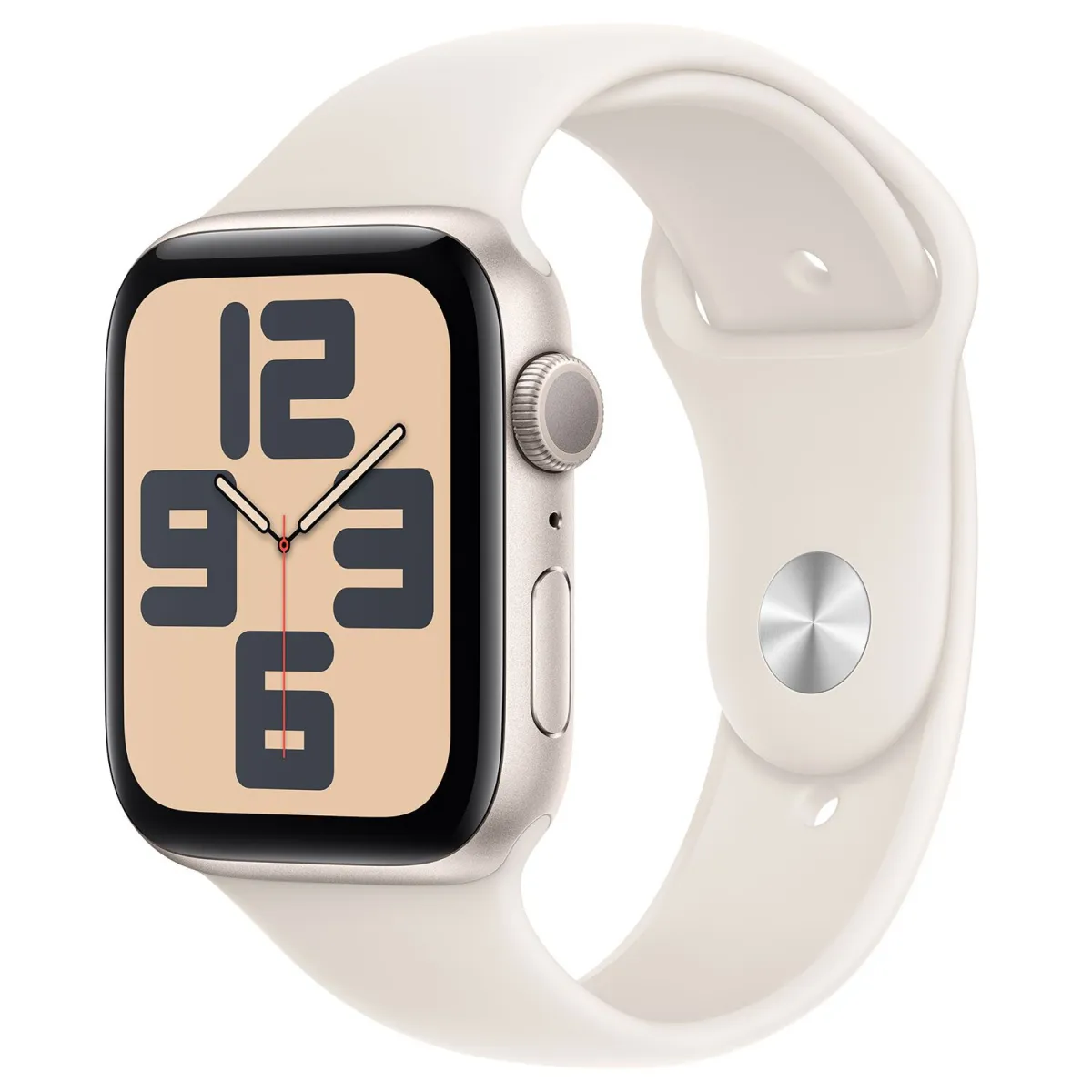Apple Watch SE 44mm Starlight Aluminium Case with Starlight Sport Band M/L