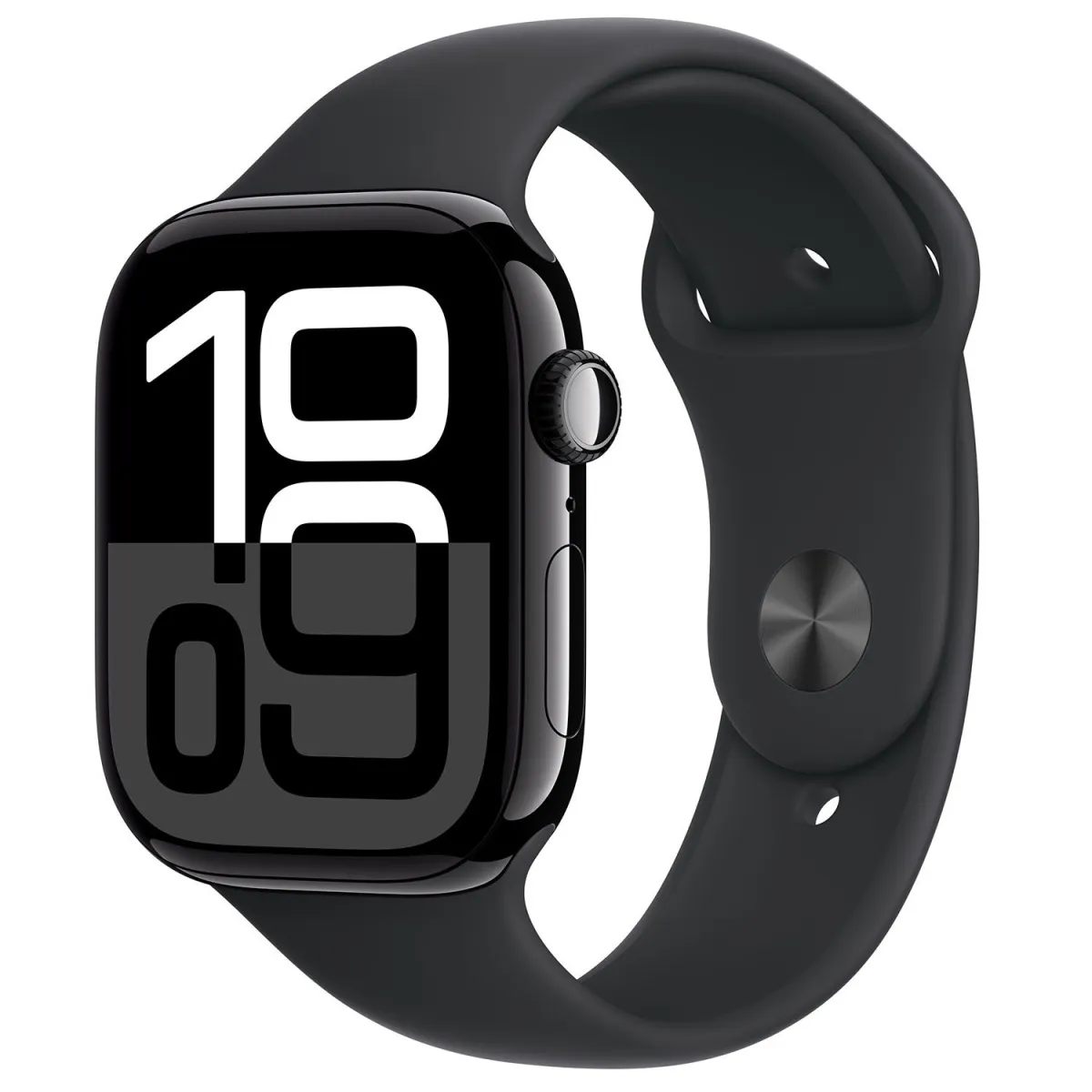 Apple Watch Series 10 46mm Jet Black Aluminum Case S/M