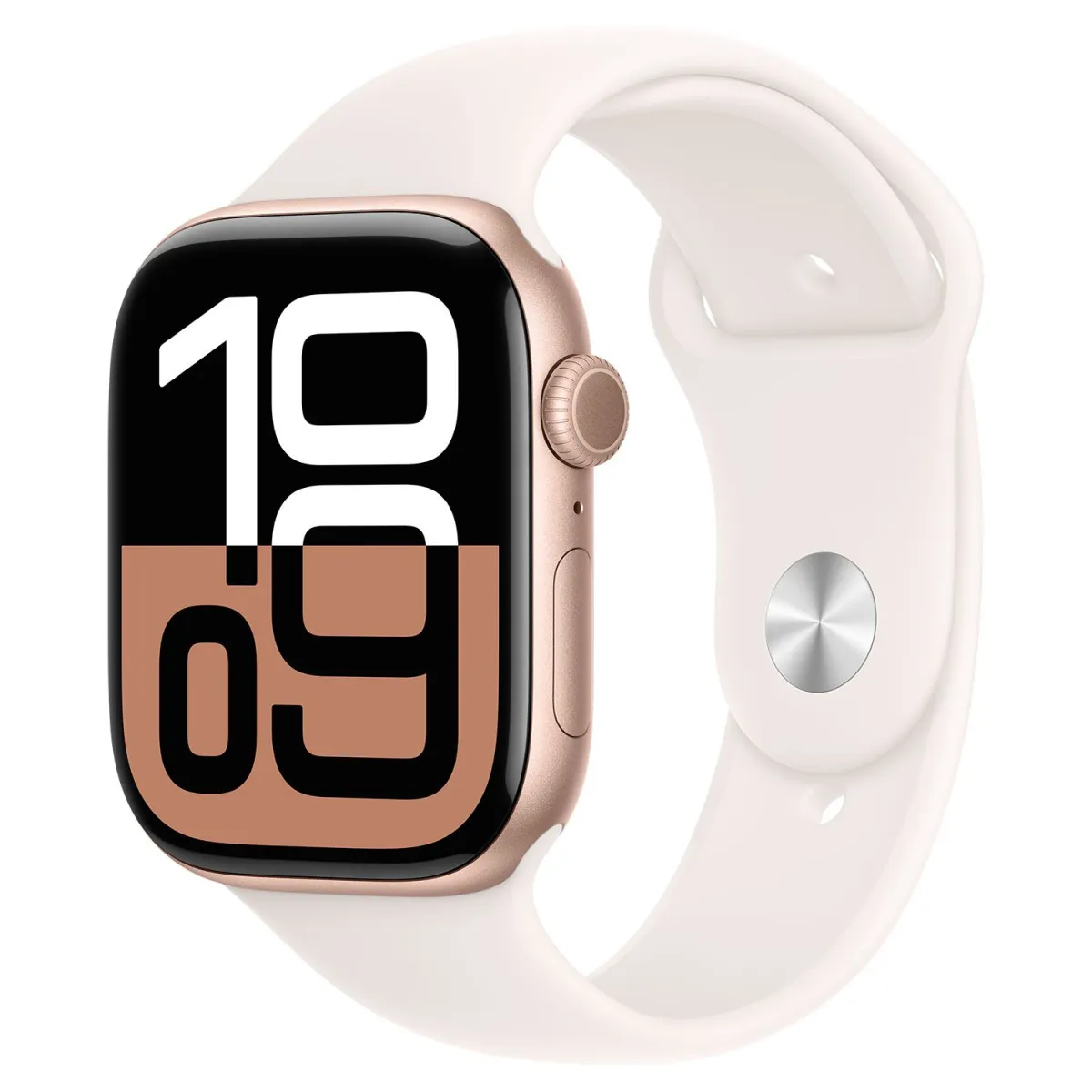 Apple Watch Series 10 Cell 46mm Rose Gold Aluminium με Light Blush Sport Band M/L