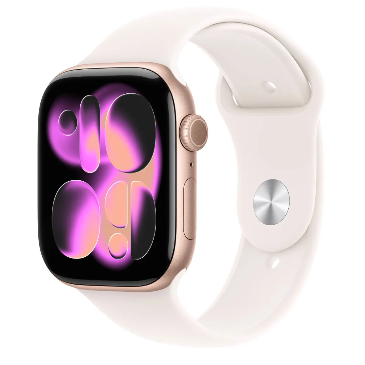 Apple Watch Series 11 42mm Rose Gold with Light Blush Sport Ba M/L