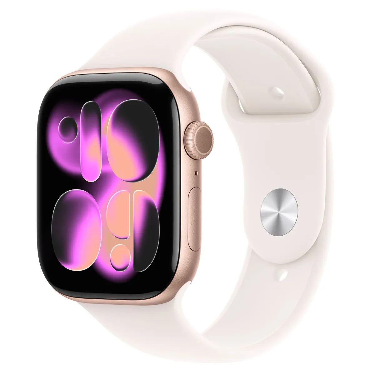 Apple Watch Series 11 42mm Rose Gold with Light Blush Sport Ba S/M