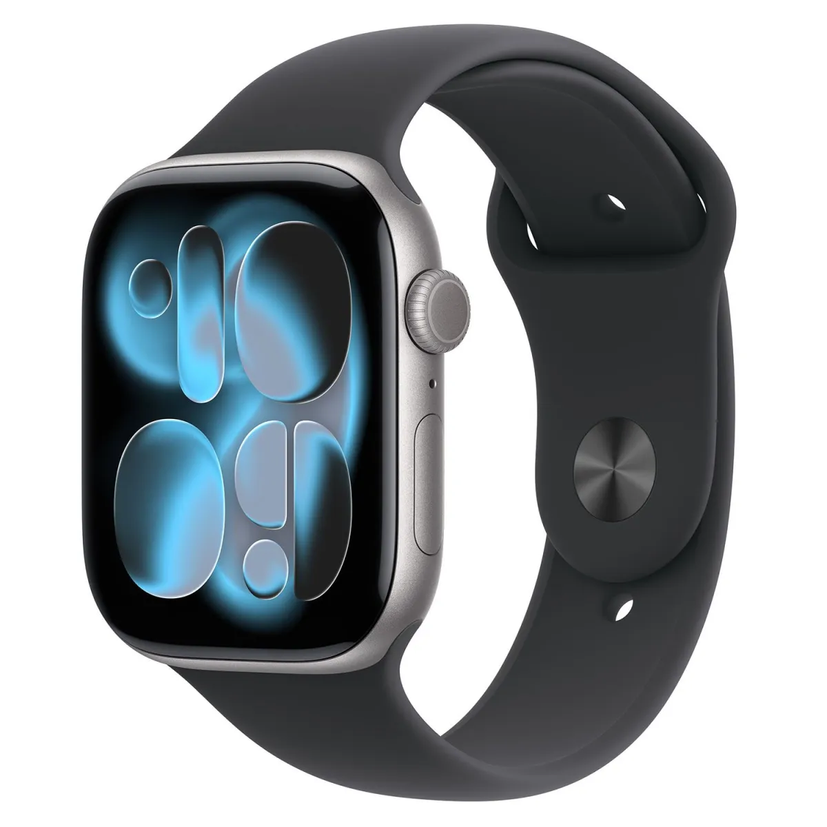 Apple Watch Series 11 42mm Space Grey with Black Sport Band S/M