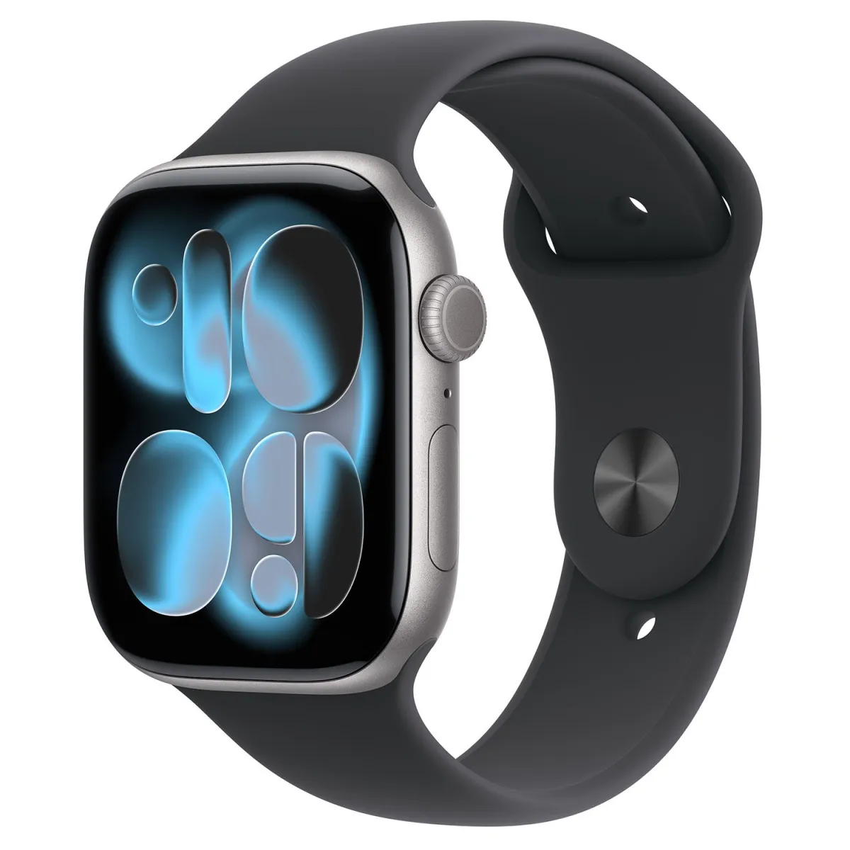 Apple Watch Series 11 42mm Space Grey with Black Sport Band M/L