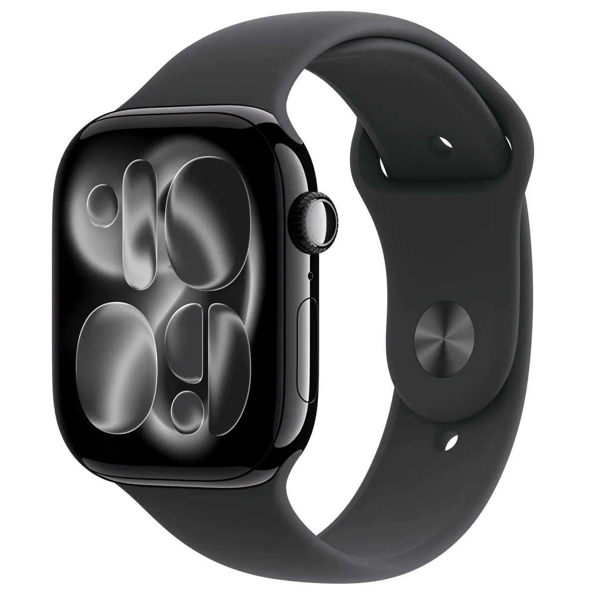 Apple Watch Series 11 46mm Jet Black with Black Sport Band S/M